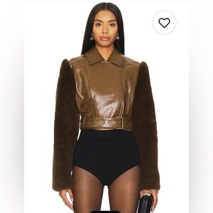 Revolve crop motto Jacket